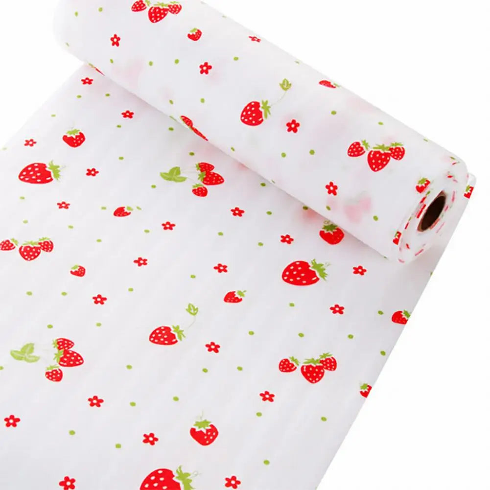 1 Roll Reusable Drawer Mat Cabinet Cupboard Drawer Liner Pad Moisture-proof Waterproof Non-Slip Kitchen Table Shelf Liner Pad