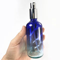 1X 3x 100ml Gradient Color glass bottle with Silver Perfume Sprayers, Essential Oil Glass Droppers, Serum Cream Pump
