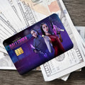 Action Crime MOVIE Ballerina Poster Credit Skin Cover Card Stickers 4PCS Film Bus Pass Front Decoration Bank Debit Waterproof