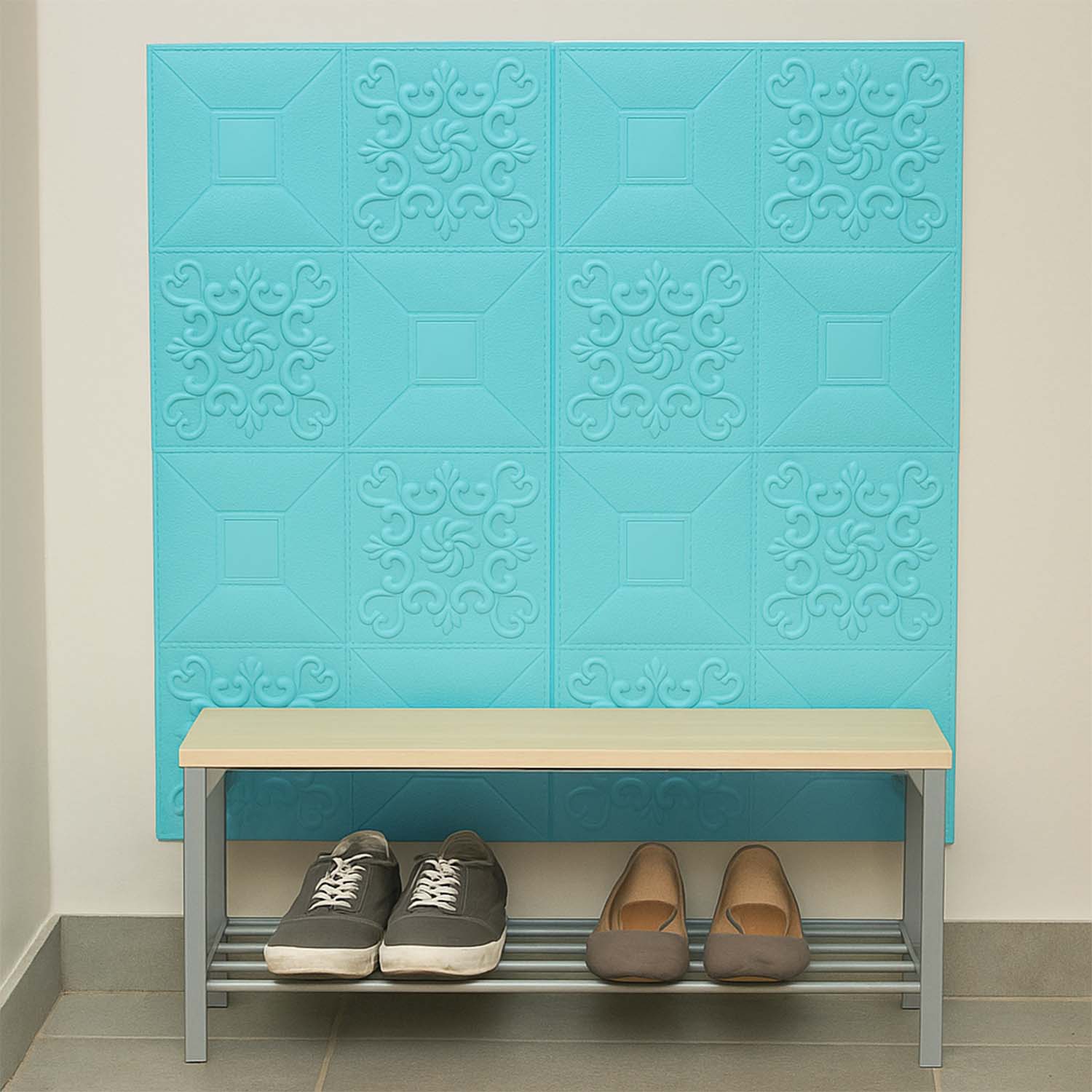 Wallpaper 3d Foam Wallpaper Sticker Panels (70 X 70 Cm  1 Pc)