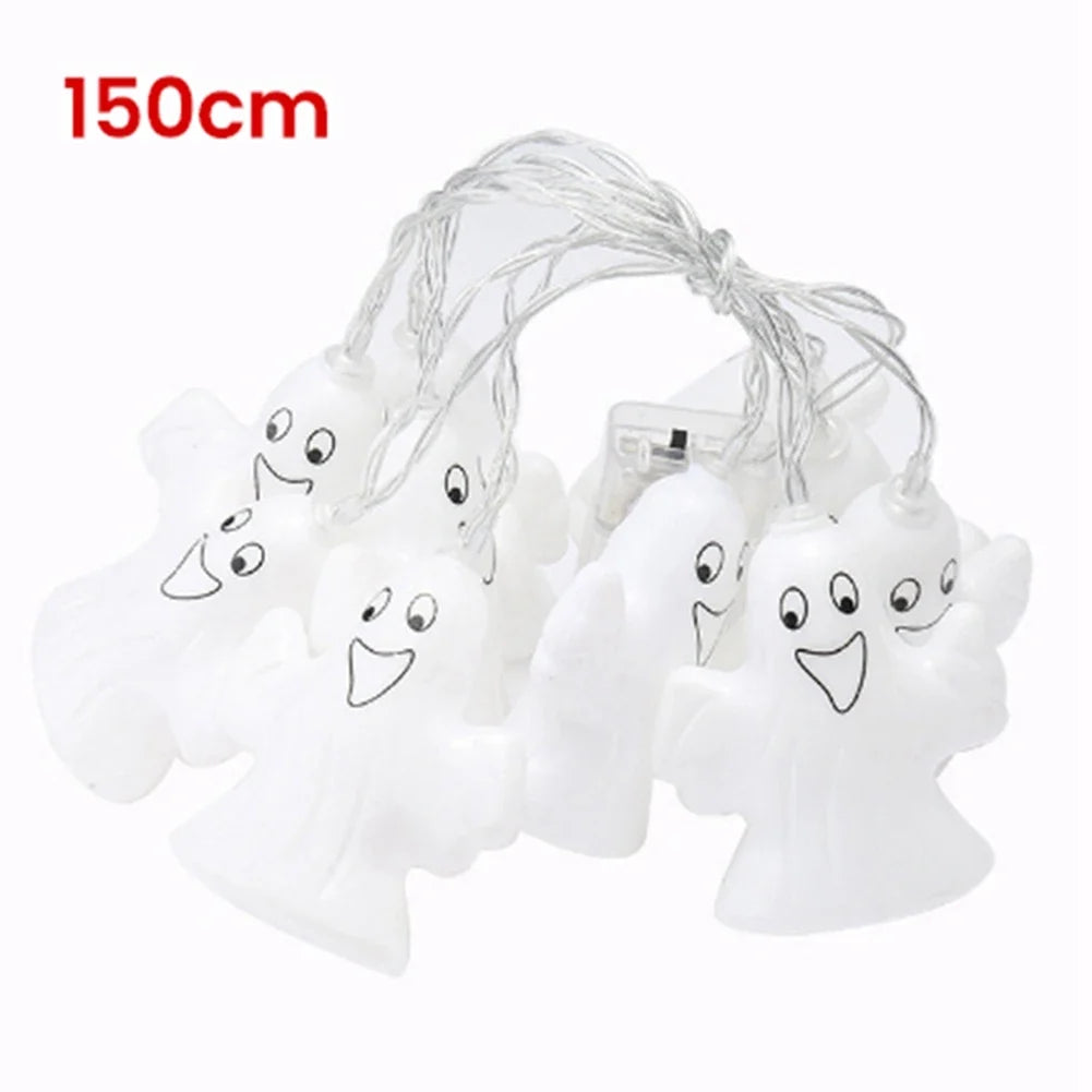 ETRT Halloween String Light Nightlight Mini Ghost Nightlight Small String Light for Halloween Decorative 1.5meter+10LED