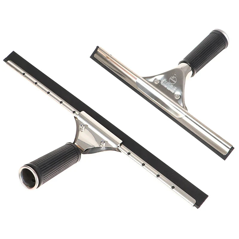 Stainless Steel Window Glass Cleaning Squeegee Streak-free Water Stain Removal Blade Wiper Cleaner For Home Bathroom