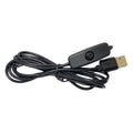 Switching Power Cord Insulated LED Light Toggle Power Supply Cable Heat Resistant LED Lamp USB Extension Switching Power Wire