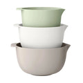 3-Piece Mixing Bowl Set, Assorted Colors  Anti-slip bottom