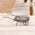 1/12 Dollhouse Simulation Garden Tools Kit Dollhouse Shovel Rake Hoe Cart Farm Tool Ornaments Dolls House Accessories