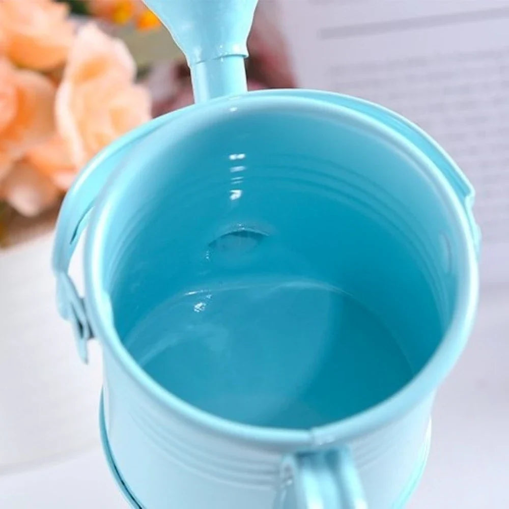 New Metal Watering Can Garden Flower Kettle Mini Small Water Spraying Pot Sprinkle with Large Capacity For Kids Adult