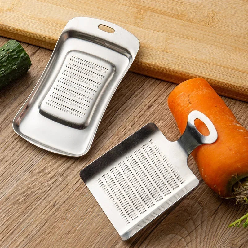 1pcs Ginger Garlic Wasabi Grater Crusher  Press Device Chopper Cutter S Peeler Kitchen Tools Stainless Steel Kitchen Items
