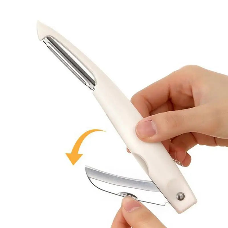 Peelers For Kitchen Double Head Fruit Peeler Slicer Stainless Steel Grater Cutter With Ergonomic Handle Kitchen Gadgets For