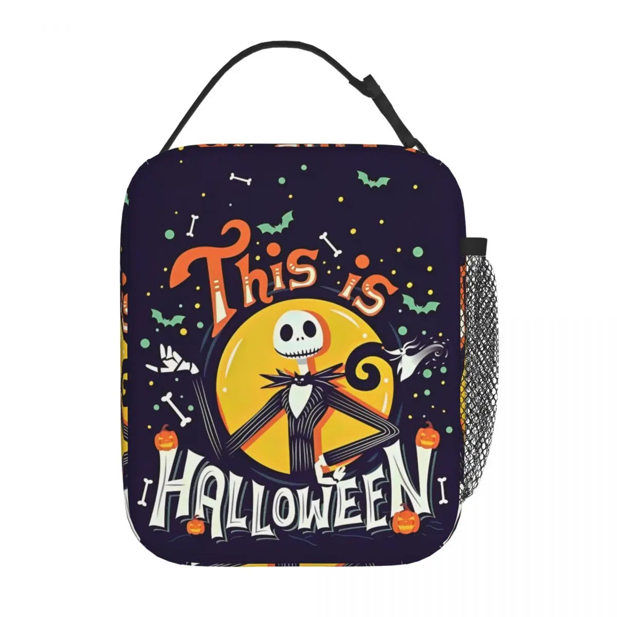 Stay By My Side Insulated Lunch Bag Portable The Nightmare Before Christmas Meal Container Cooler Bag Tote Lunch Box  Travel