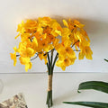 34CM Letter Narcissus Artificial Bouquet Home Dining Table Decoration Plastic Flowers Photography Props Bouquet