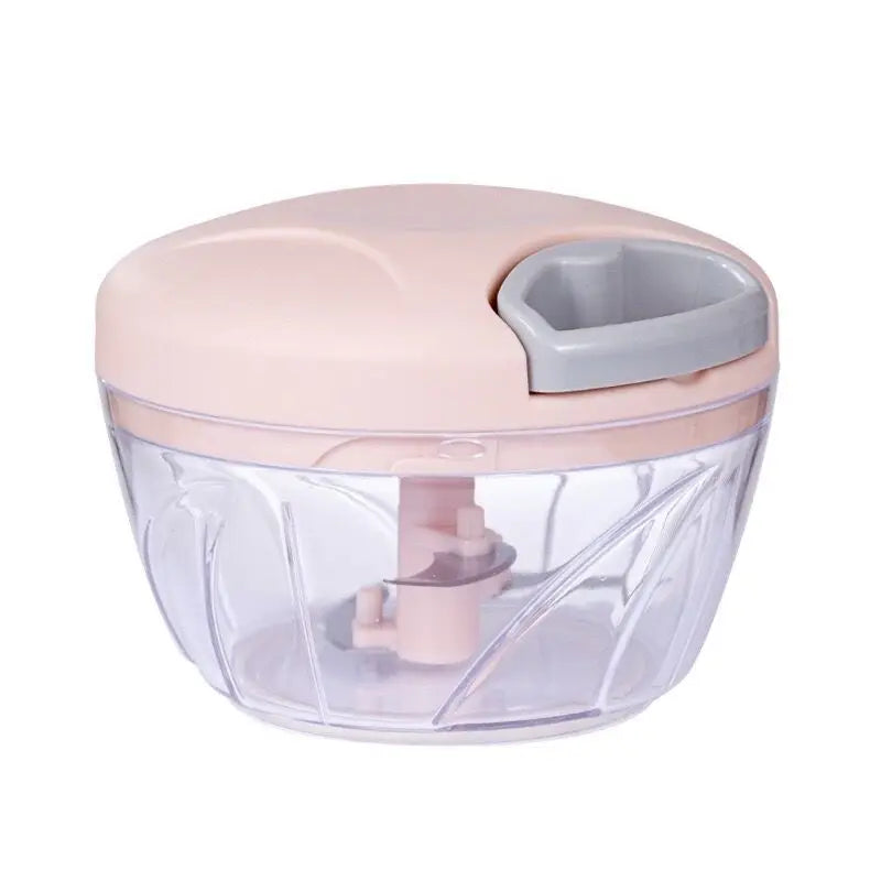 500/900ML Garlic Chopper Manual Garlic Press Food Vegetables Cutter Meat Grinders Kitchen Gadgets Hand Mincer Garlic Masher