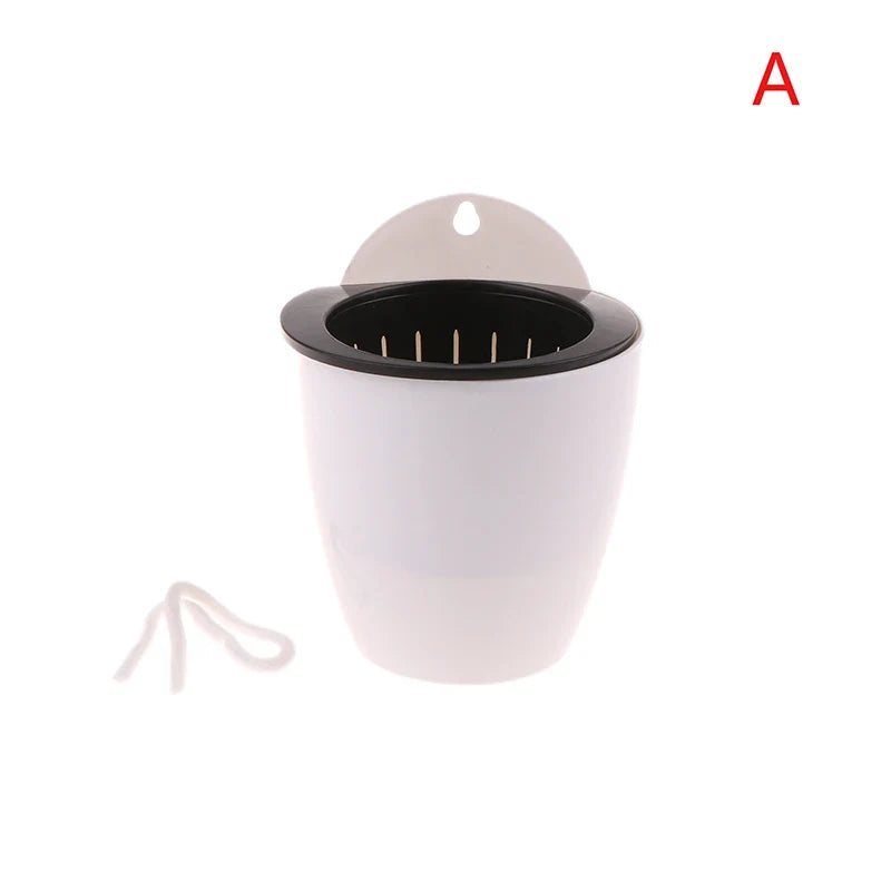 Flower Pot Exquisite Wall-mounted Plastic Wall Hanging Basket Flowerpot For Outdoor Garden Balcony Planter Bucket Home Decor