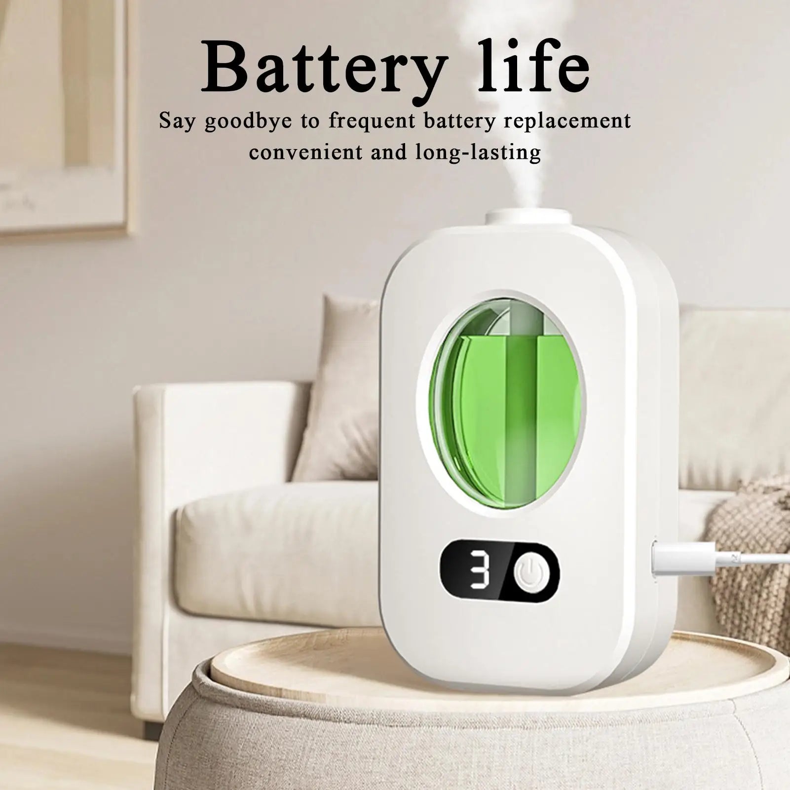 Smart Aromatherapy machine Automatic fragrance sprayer Scent Oil Diffuser Timing Rechargeable Wide Coverage Appliance for Spa