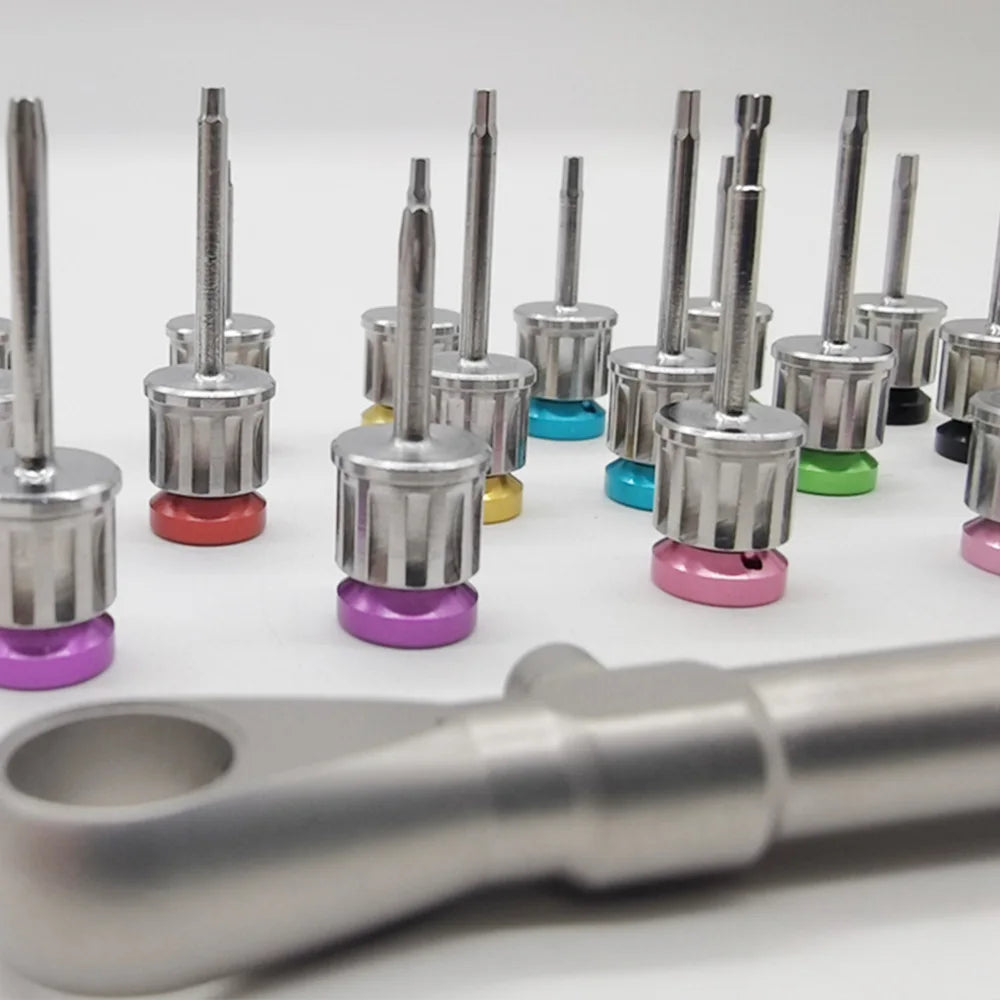 1Pc Dental Universal Implant Torque Screwdrivers Wrench Dental Implant Restoration Tool 10-70NCM