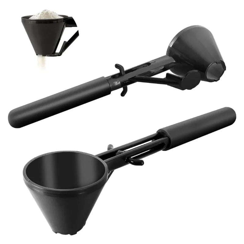 1pcs Multi-Use Measuring Spoon FunnelReusable for Protein CoffeeBaby Formula Kitchen Gym Home Powder Scoop Kitchen Tools