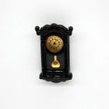 Dollhouse Vintage Wall Clock Dial Pointer Movable Miniatures Model Living Room Accessories Of Doll House Kids Pretend Play Toys