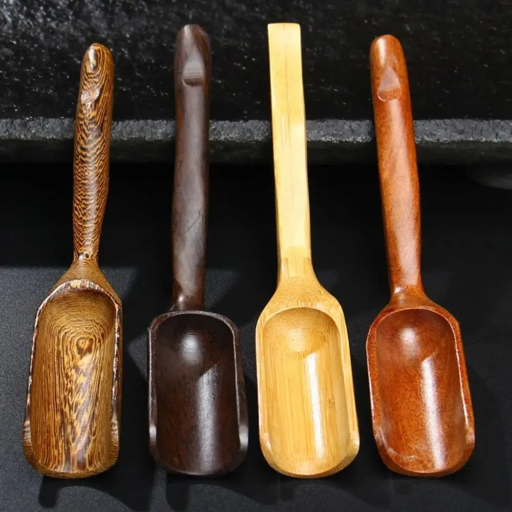 New Portable Tea Scoop Chinese Retro Style Natural Bamboo Teaspoon Spoon Accessories Kongfu Tea Delicate Tea Shovel