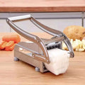 Professional Potato French Fry Cutter Machine with 2 Blades Stainless Steel Manual Vegetable Potato Slicer Kitchen Gadgets