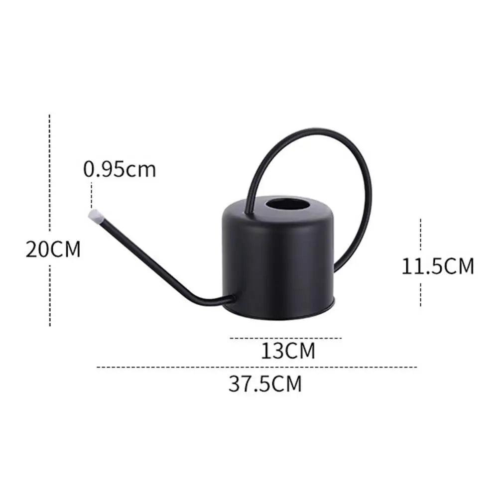Stainless Steel Watering Can Comfortable Rustproof Leakproof Watering Pot Large Capacity Thickened Long Spout Watering Can