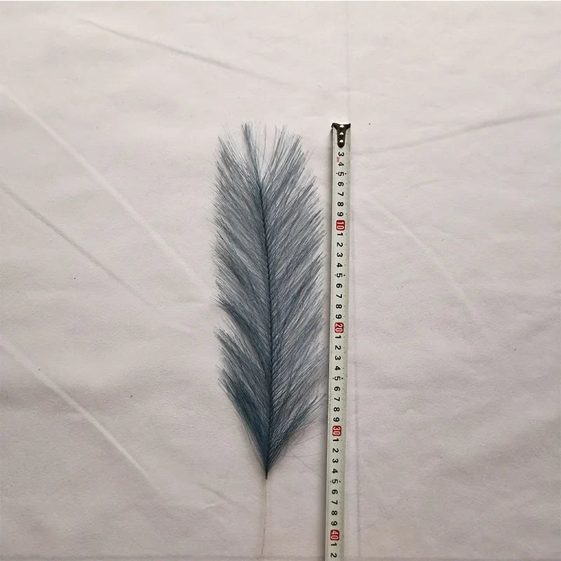 10/20pcs Simulated Reed Feather Pampas Grass Home Porch Wedding Party Garden Decoration Flower Vase DIY Accessories False Plant