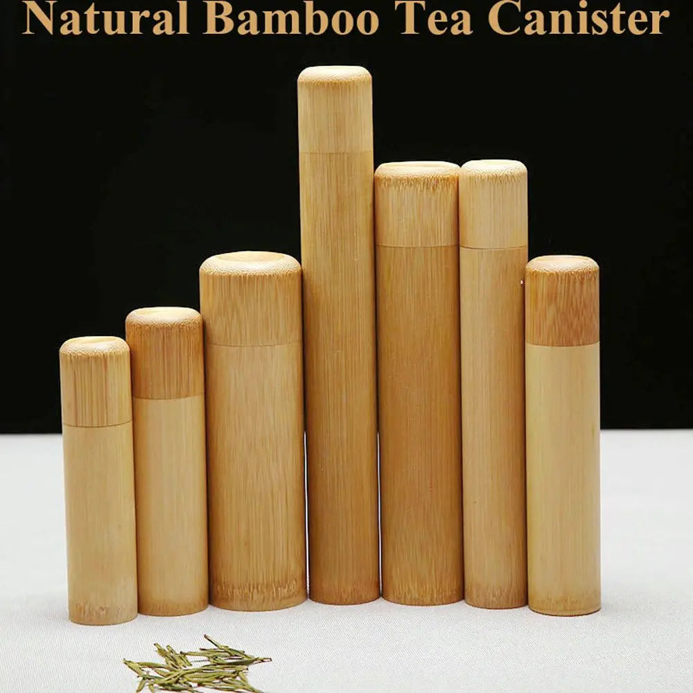 Spice Portable With Lid Jar Bottle Handmade Tea Canister Container Storage Box Organizer