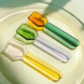 Glass Spoon Creative Cute  Stirring Spoon for Coffee Dert Ice Cr aron Sle Korean Version Dining Utensils