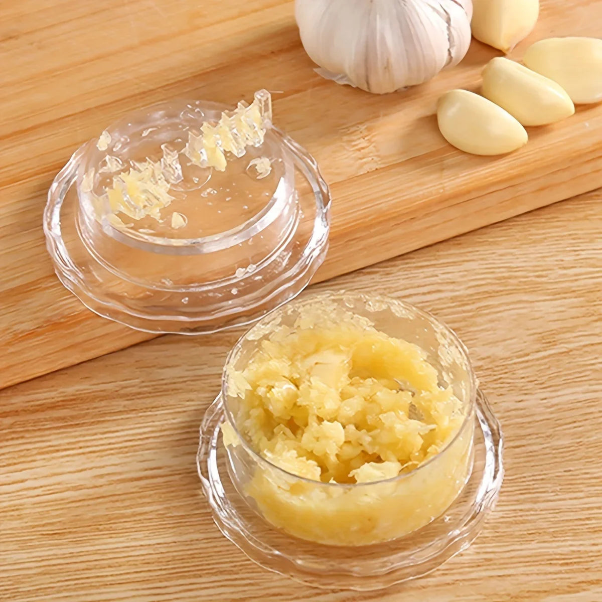 1pc, Kitchenware garlic box, garlic peeler, garlic whisk, kitchen tools - no electricity required.  kitchen accessories