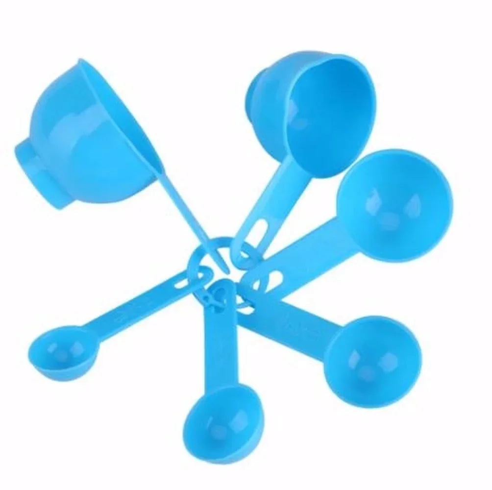 7 Pieces / Set Plastic Measuring Cups and Spoons  Tea Coffee Kitchen Utensils Baking Tools  Tray