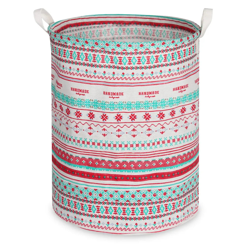 Modern Design Large Home Sundries Bucket Dirty Clothes Bag Storage Hamper Laundry Basket