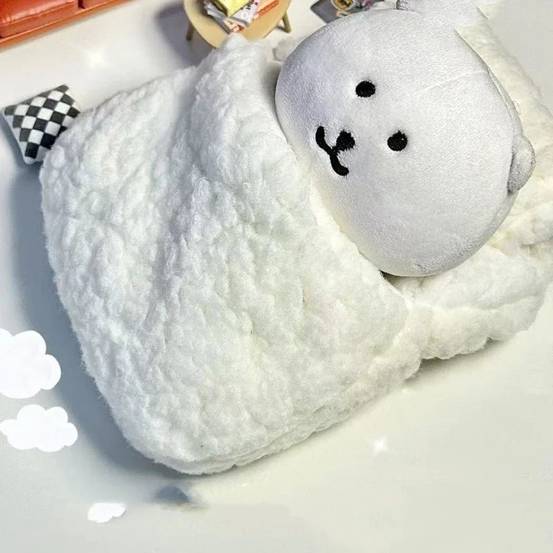 Furniture Comforter 10CM Doll Bed Doll Accessories Bed Soft Doll Bedding Quilt Pillow Doll Sleeping Bag DIY Toy