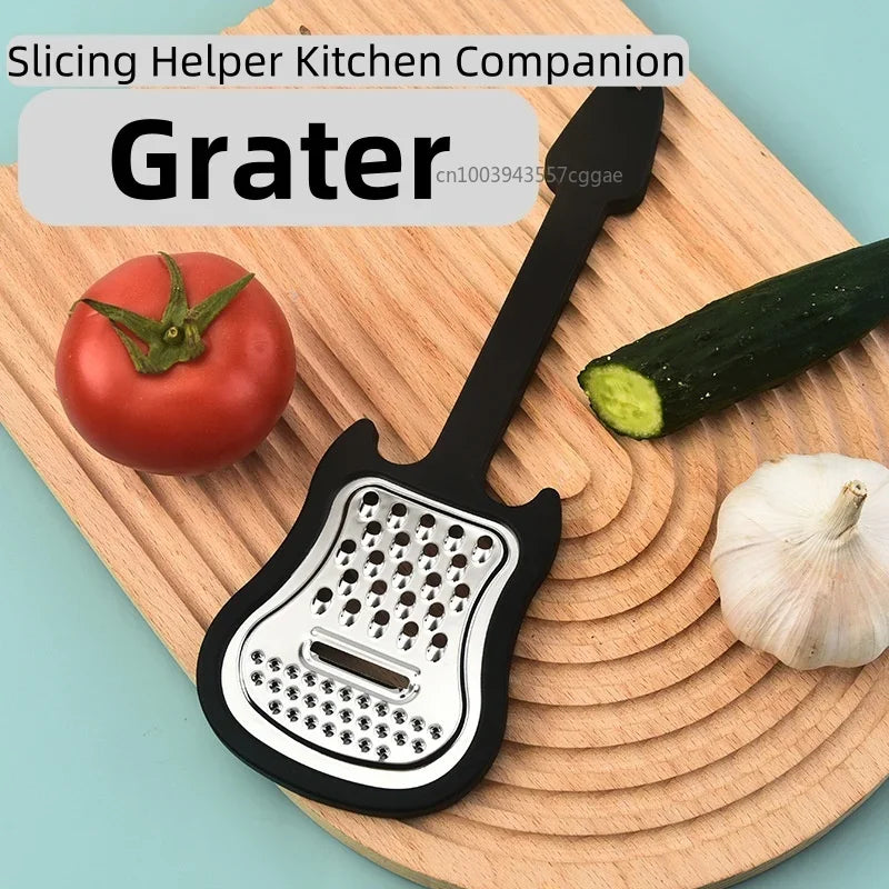 Multi Functional Stainless Steel Guitar Shaped Melon Planer Fruit Peeler Creative Home Potato Peeler Kitchen Tool  Home Gadgets