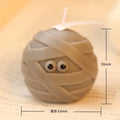 1pc Mummy Scented Candle Creative Bandage Shaped Candle Gift For Halloween Party Table Decorations Ornaments