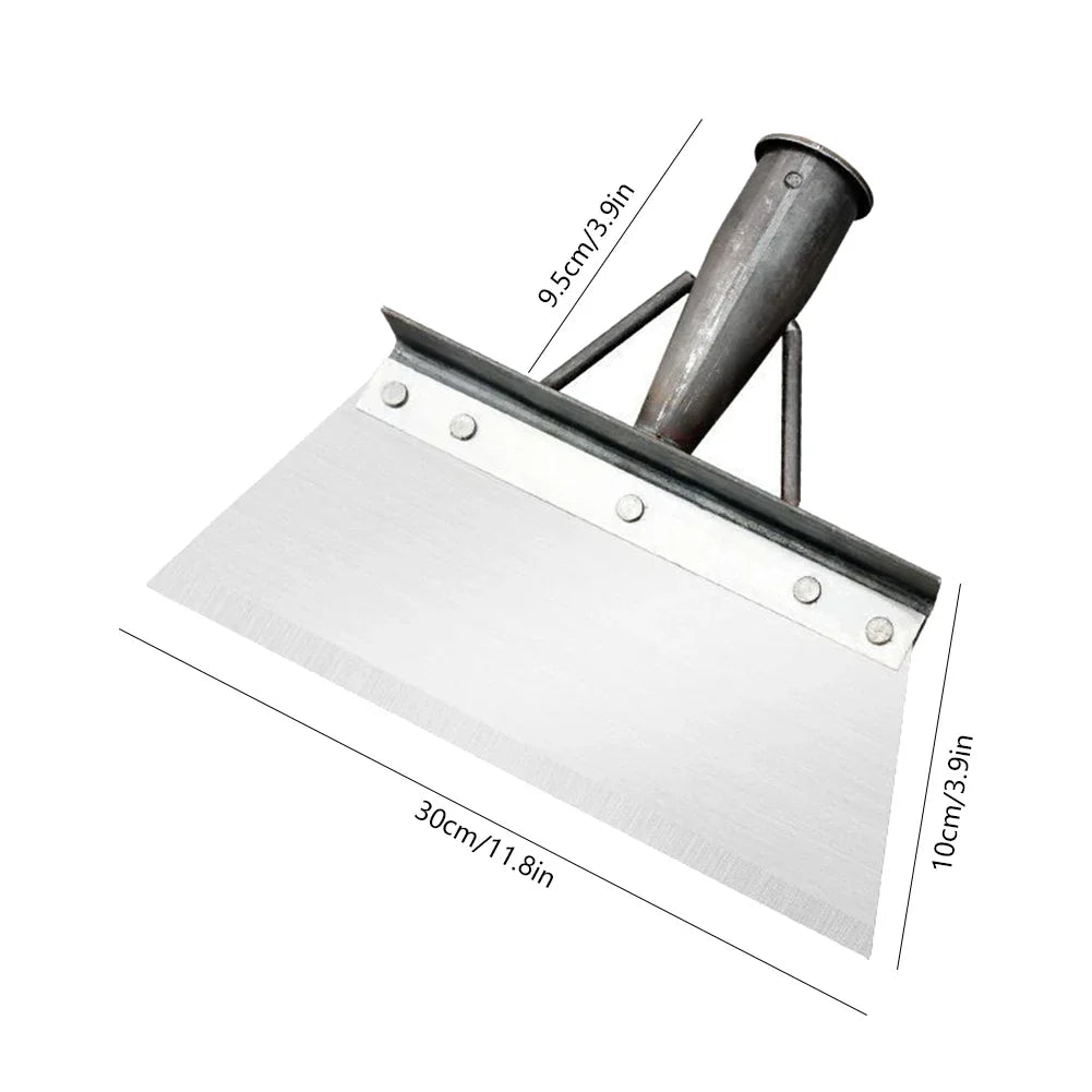 Multifunctional Outdoor Garden Shovel Manganese Steel Flat Shovel Deicing Remove Manure Shovel Planting Weeding Farm Tool