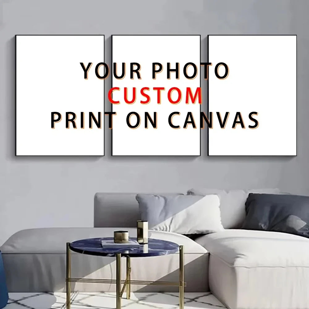 Custom Canvas Painting Wall Art Poster Animal Figure Landscape Abstrac Picture Parlor Hoom Decor Framed Unframed