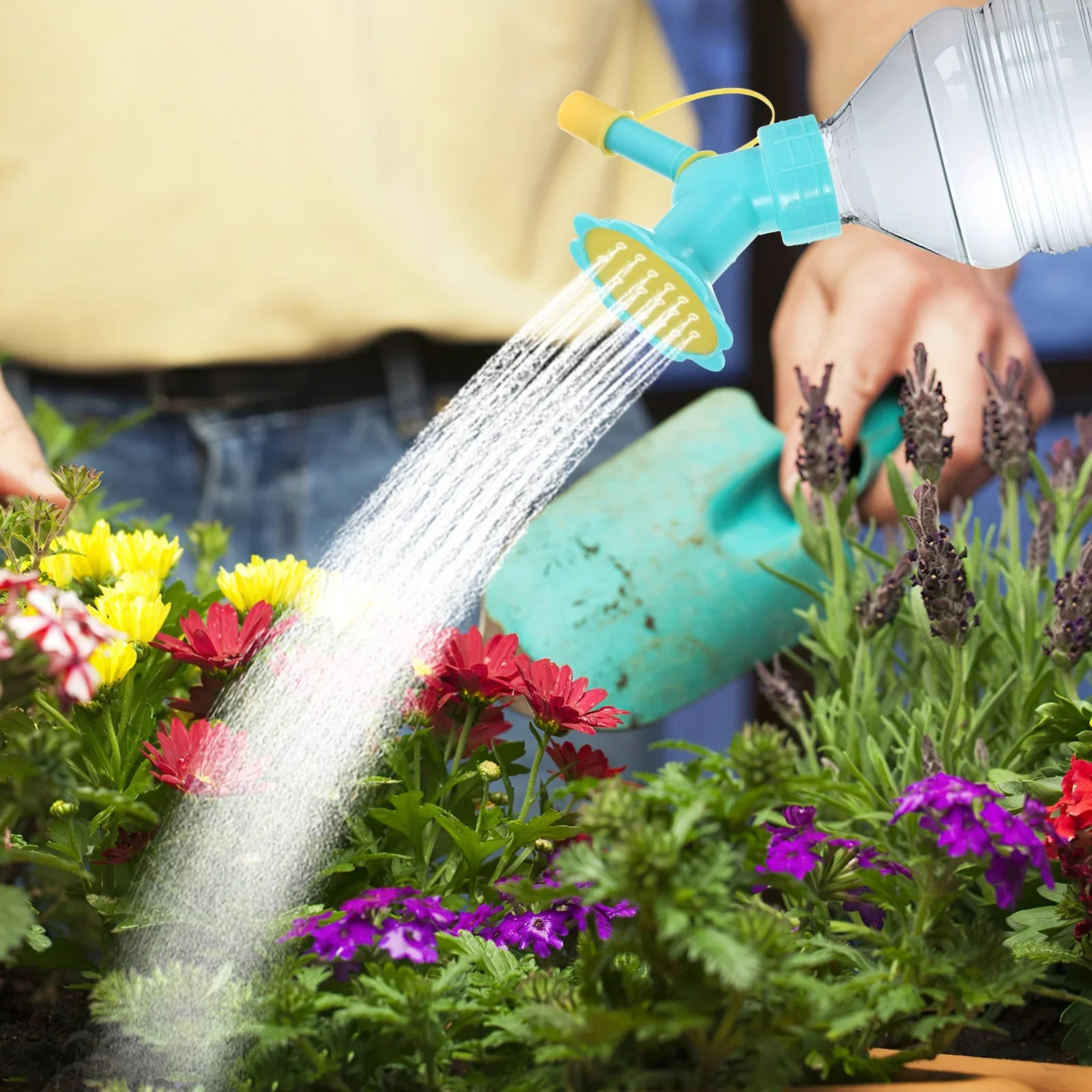 10Pcs Watering Spray Heads Gardening Sprinkler for Indoor Plants Bottle Sprayer Nozzle Replacement Watering Can Head