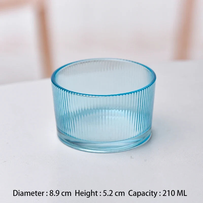 Glass Ice Cream Dessert Bowl Japanese Style Hammer Patterned Household Candy Snack Bowls High Quality Living Room Tableware