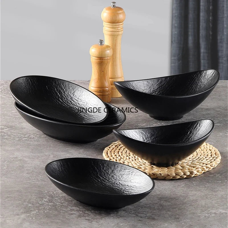 1pc Melamine Cooked Food Dish Hotpot Restaurant Tableware Plate Cold Dishes,braised Meat Dishes Display Plate Buffet Tray