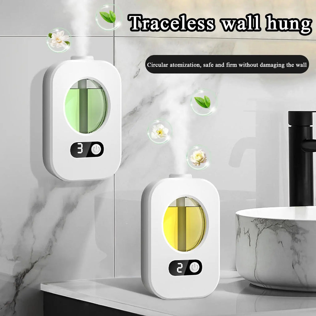 Smart Aromatherapy machine Automatic fragrance sprayer Scent Oil Diffuser Timing Rechargeable Wide Coverage Appliance for Spa