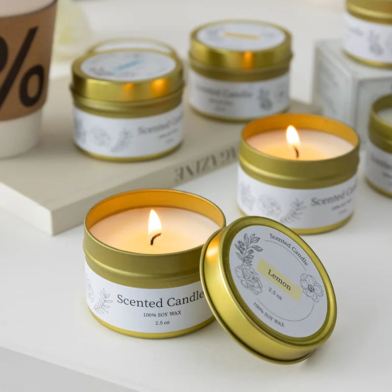 Aromatherapy Candle Jar Candle Smokeless Soy Wax High-end Souvenir Aromatherapy Candle Atmosphere Aromatherapy Ornaments