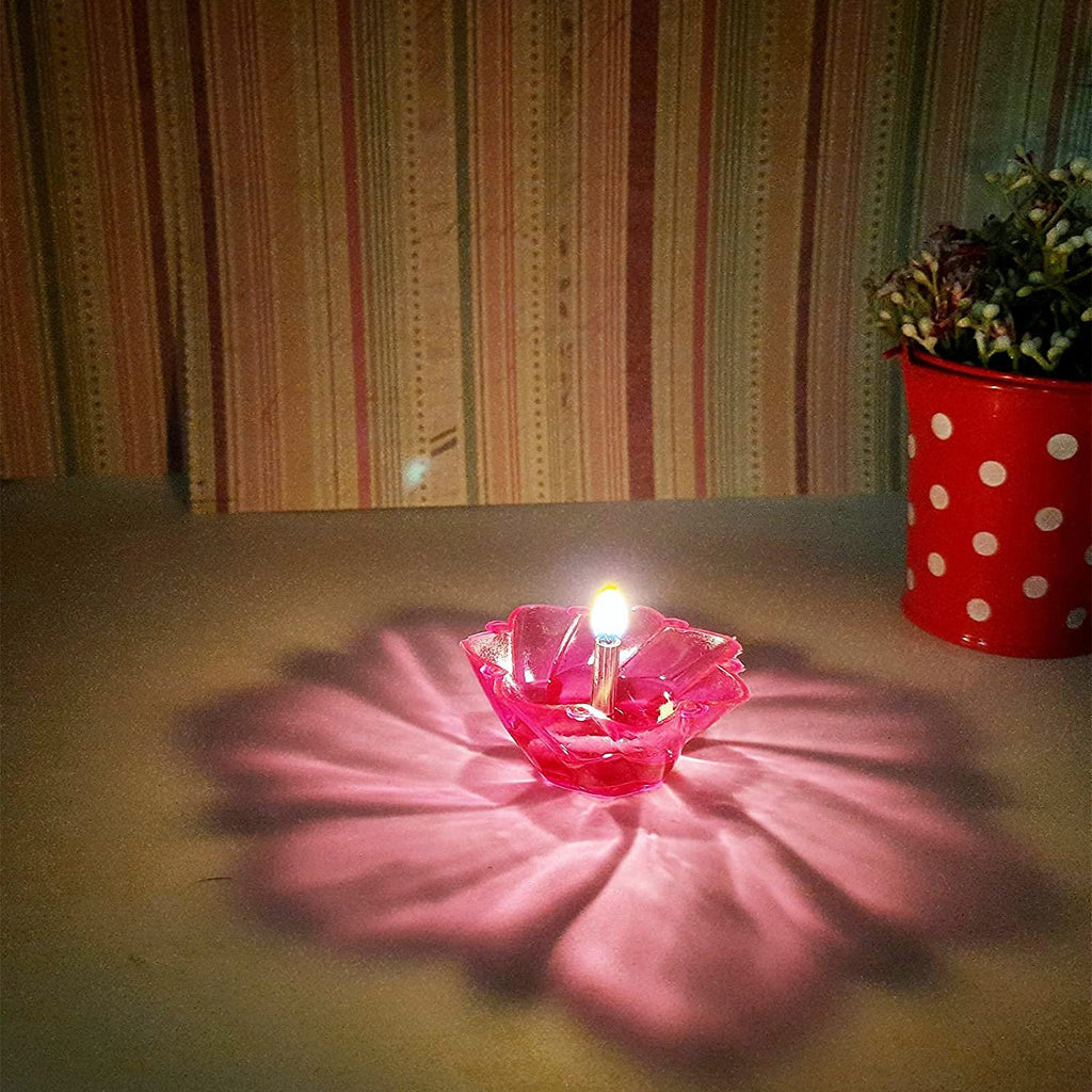 6004a Candle Cup With Multi Shape  (Multicolor)