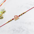 Om Design Traditional Rakhi