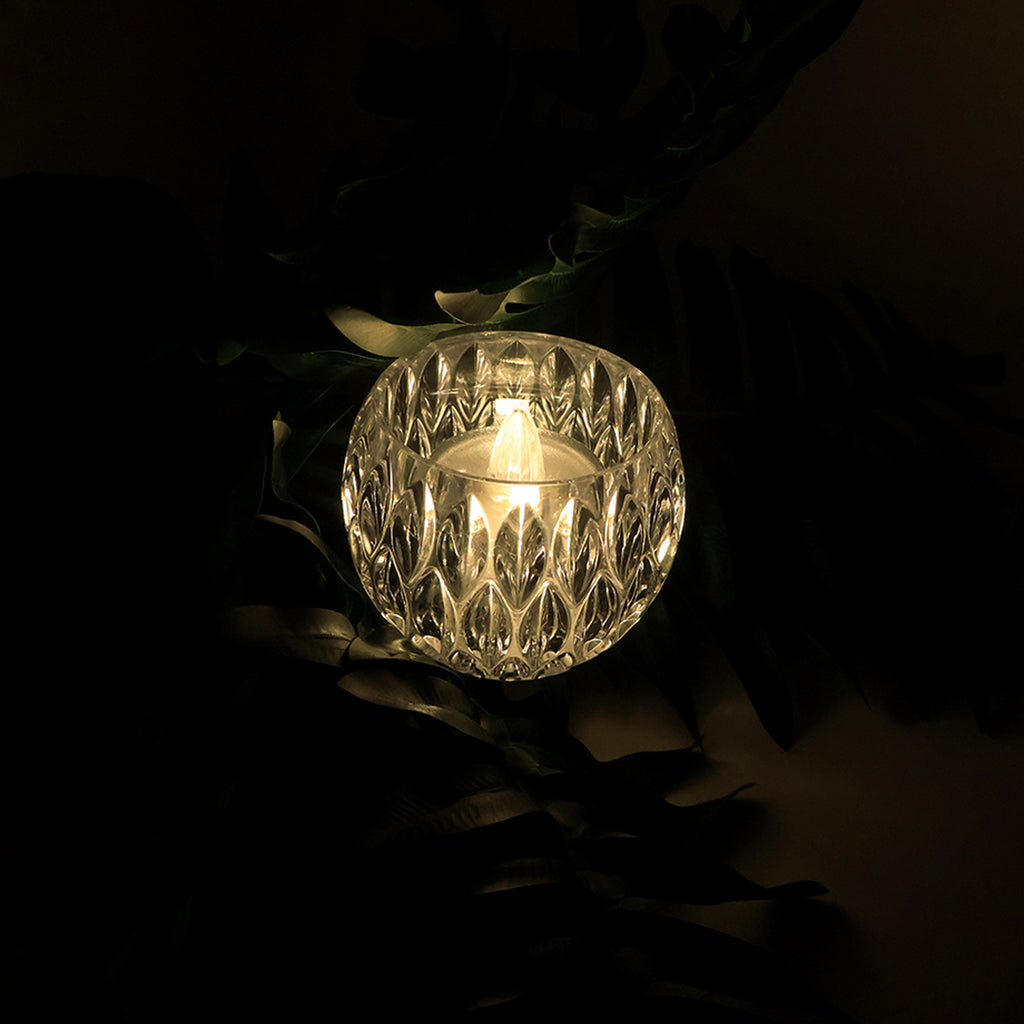 Set Of 12 Crystal Style Led Decorative Lamps  Candle
