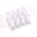 6559 Big Size Flameless Melted Design Candles For Decoration (Set Of 12pc)