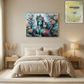 Premium Radha Krishna Decorative Wall Frame (1 Pc 60x45 Cm)